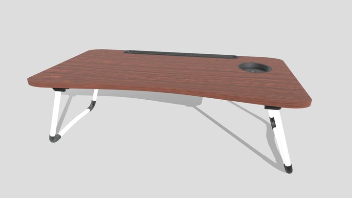 Study/Laptop Table 3D Model