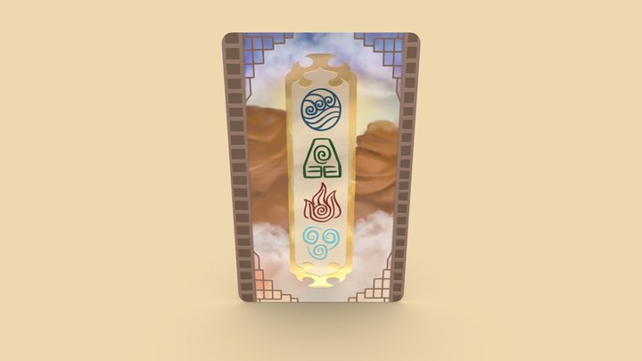 ATLA Playing Card 3D Model