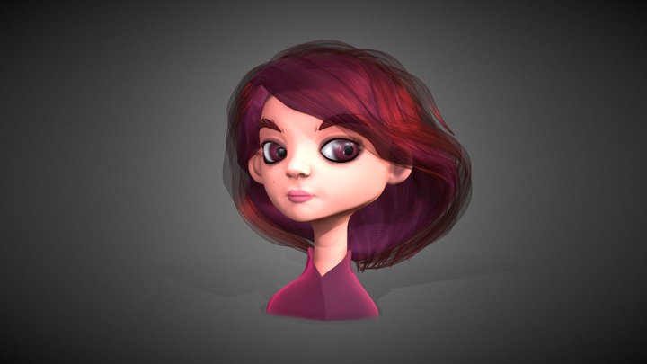 veltvet girl 3D Model