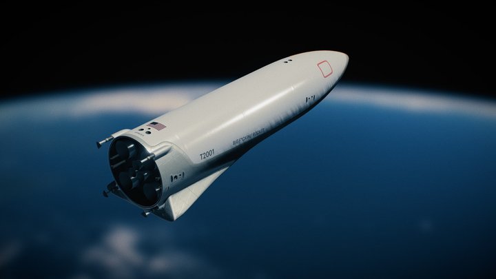 SpaceX BFR (WIP) 3D Model