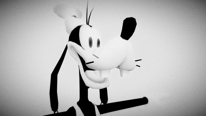 Goofy the Goof - Fully Rigged! 3D Model