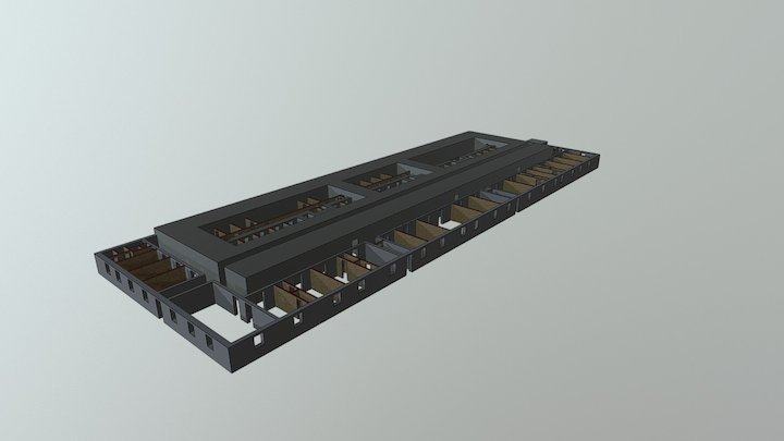 FHQu Wolfsschlucht 2: Bau 9 3D Model