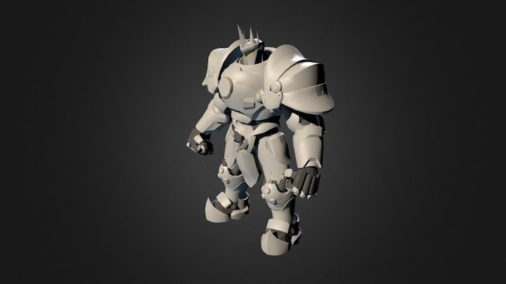 Reinhardt Overwatch Fan Art 3D Model