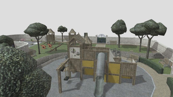 is1-old-playground-map 3D Model