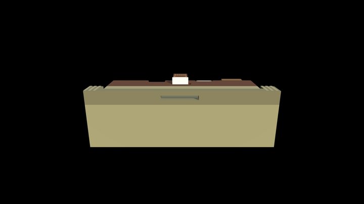 Booth Table - Papers , Please. 3D Model