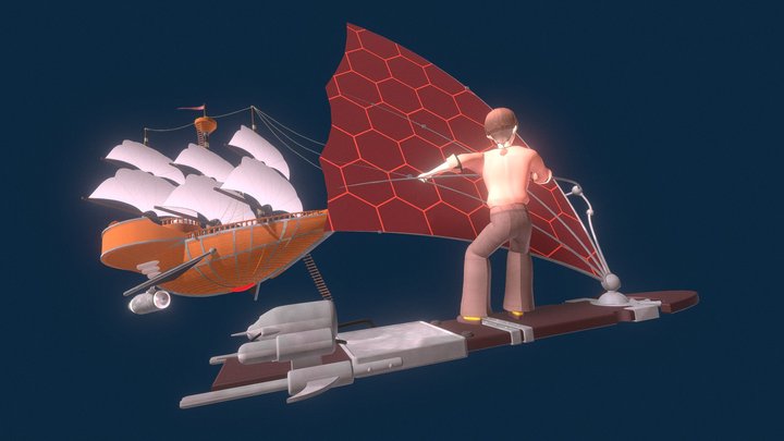 Planeta do Tesouro 3D Model
