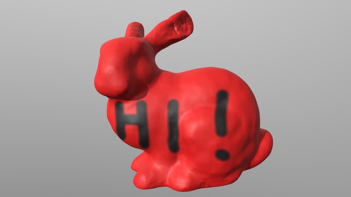 Stanford Bunny 3D Model