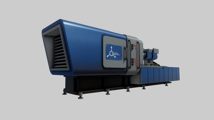 Metabox Model Injection Molding Machine 3D Model