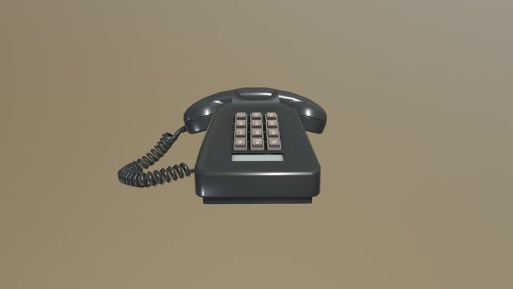 SFM Telephone Dail 3D Model