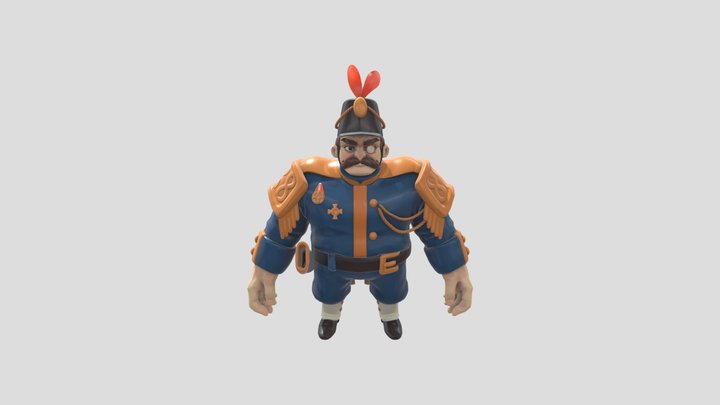 Soldier Man 3D Model