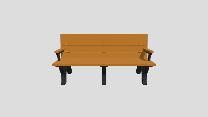 ADA Bench - TBHA - Polly Products 3D Model