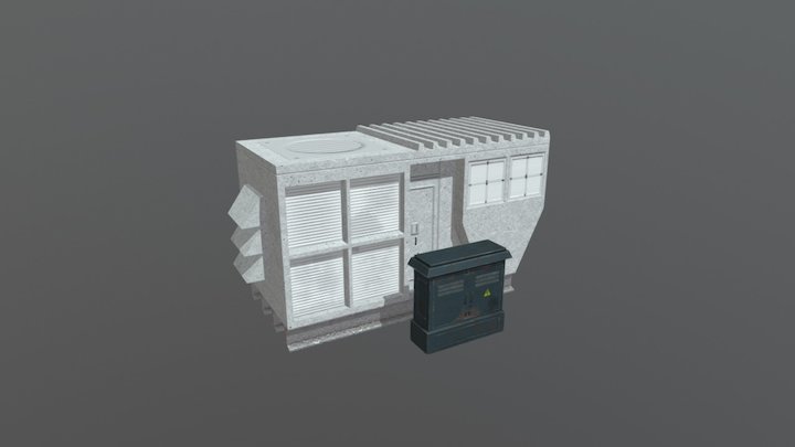 AC unit 3D Model