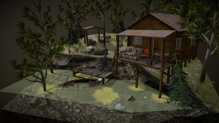 3D1 DAE - Diorama 3D Model