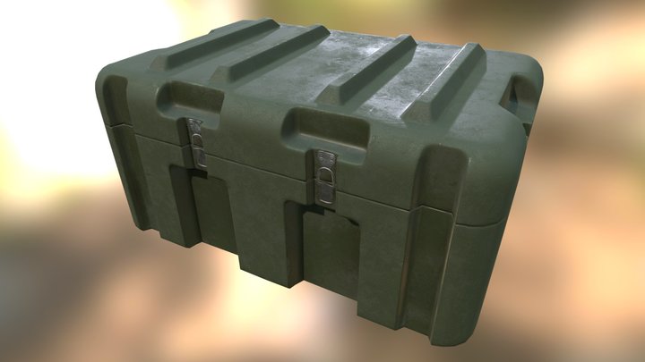 Military Crate 3D Model