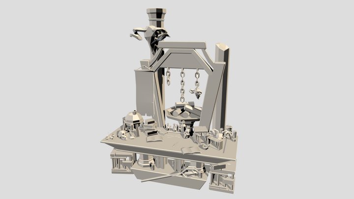Devilish Workbench 3D Model