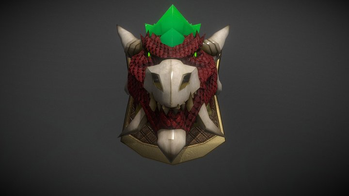 dragonhead trophy 3D Model