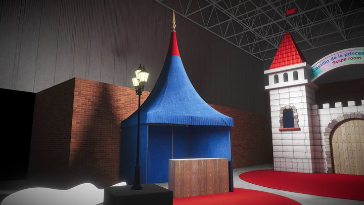 Escena en progreso - Castillo 3D Model
