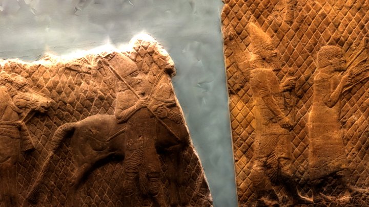 Lachish Relief Side Panel 3D 3D Model