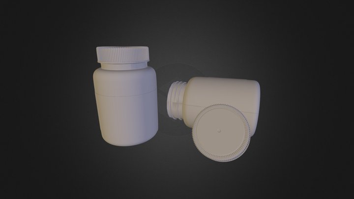 Medicine Bottle 3D Model
