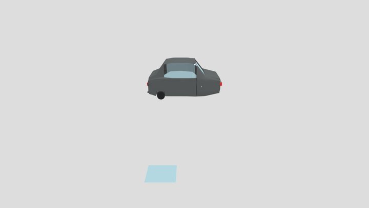 Carro 3 rodas 3D Model