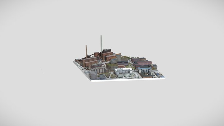 Ruoholahti City Traffic 3D Model
