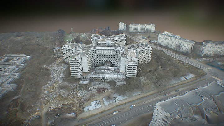 Hovrino Abandoned Hospital 3D Model
