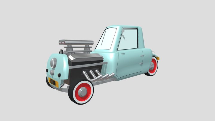Peel P50 Hot Rod 3D Model