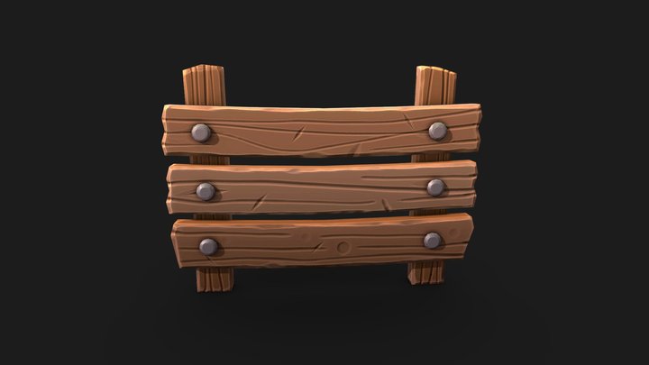 Stylized Wood Lowpoly - Free 3D Game Asset