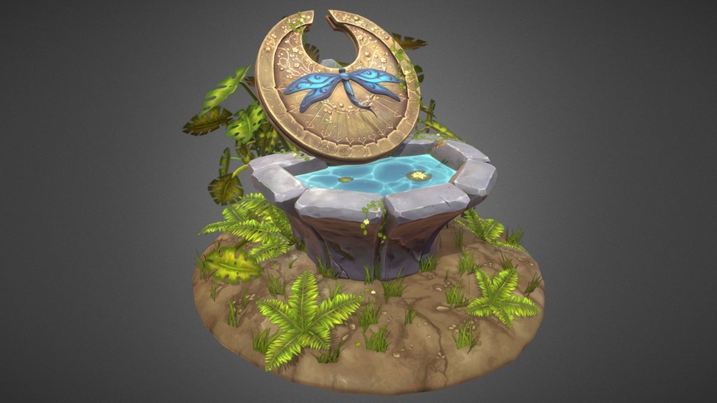 Stylized sundial