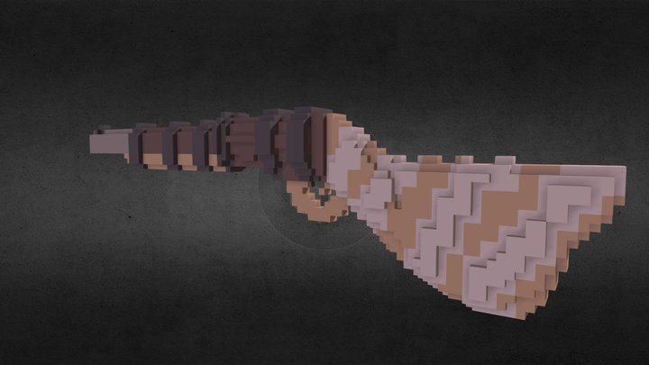 Rust WaterPipe (128X) 3D Model