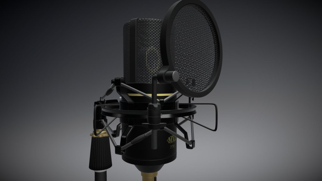 MXL 770 microphone Download Free 3D model by drei.lu