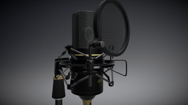 MXL 770 microphone 3D Model