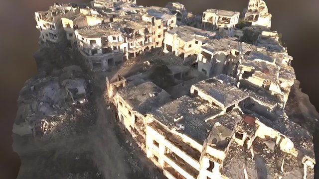 Homs, Syria - yet another apocalyptic scene 3D Model