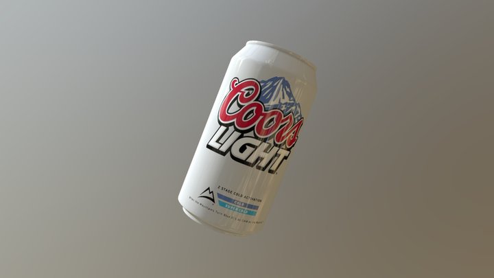 Beer Can 3D Model