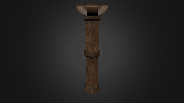 [The World] R:2 Column 3D Model