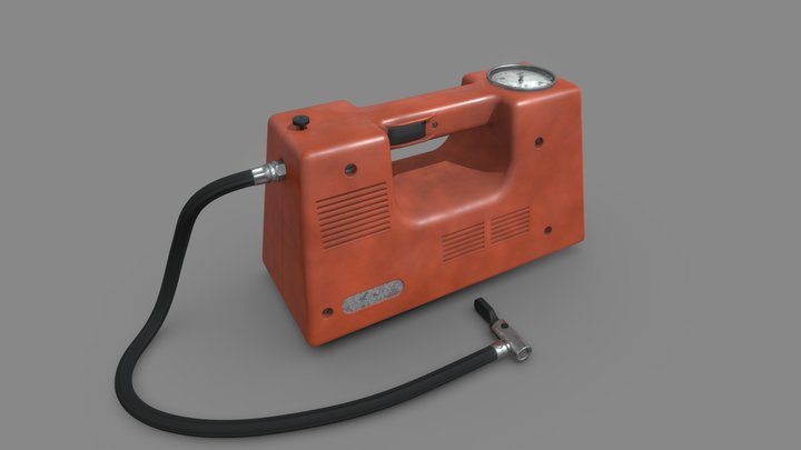 Air Compressor 3D Model