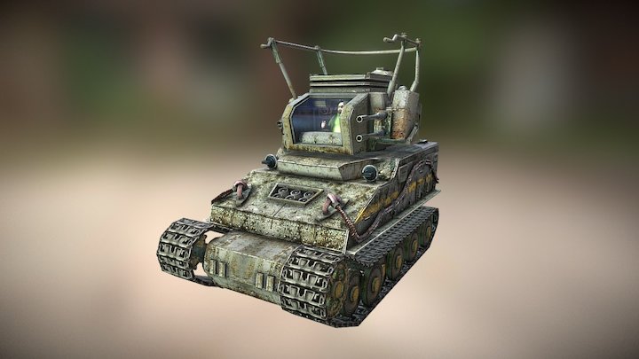Monster Tank 3D Model
