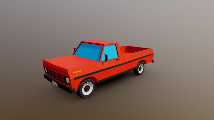 Oldtimer Pickup Truck 2019 3D Model