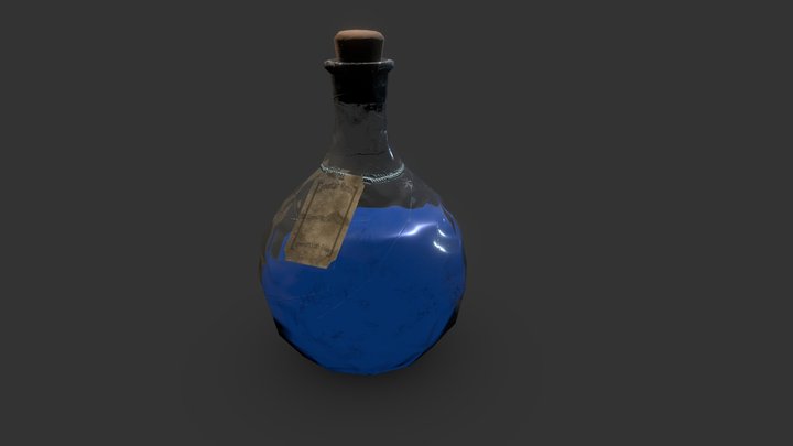Potion Bottle 3D Model