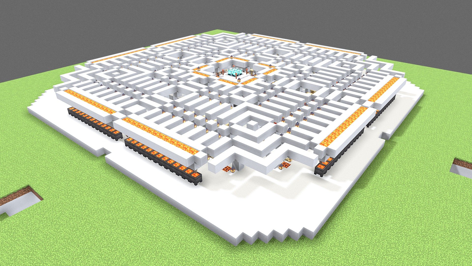 Minecraft XKZH.FUN Architect's work 0007 - 3D model by Esfinges ...