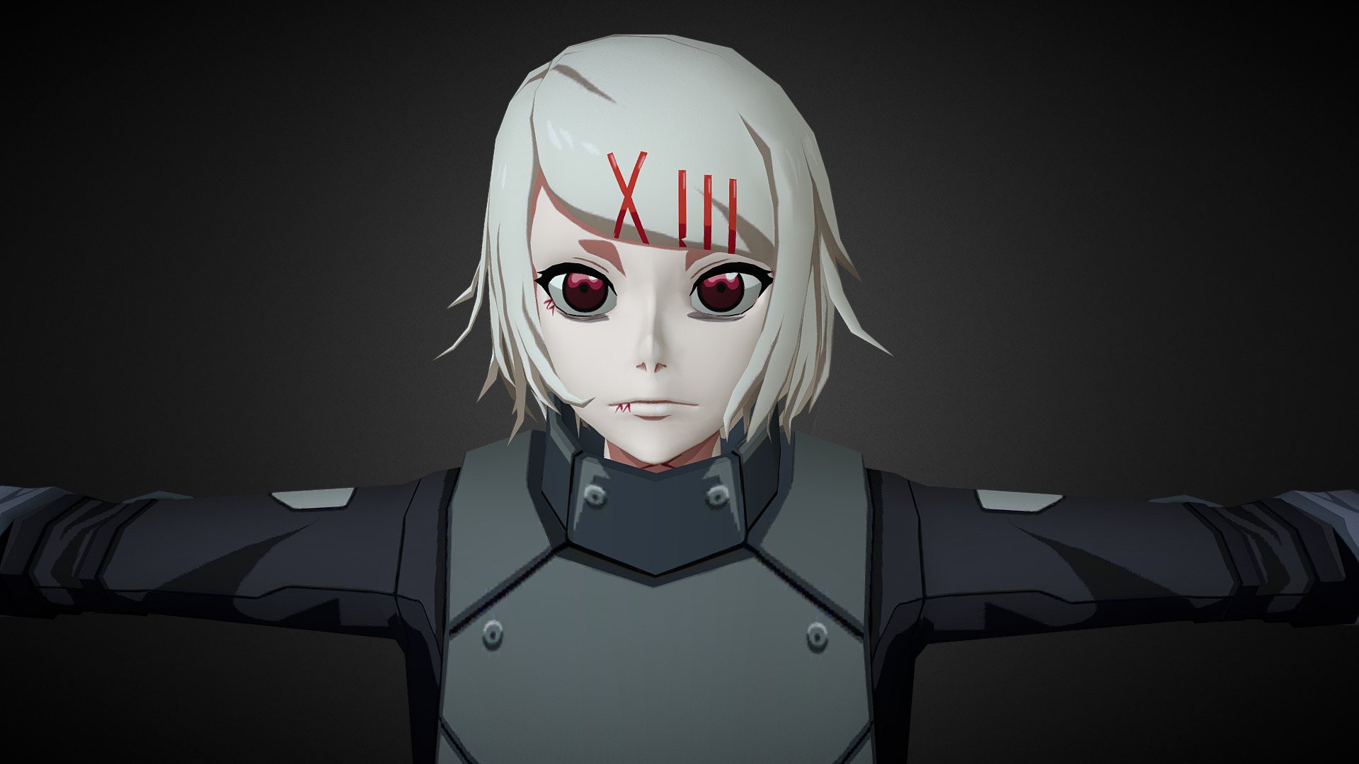 Tokyo Ghoul Juuzou Suzuya Ccg Outfit 3d Model By F F 91e6163