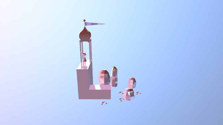 Monument Valley 3D Model