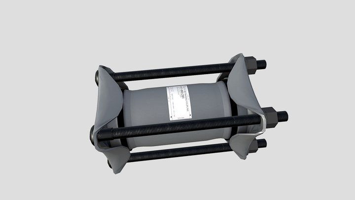 Bolted Coupling 3D Model