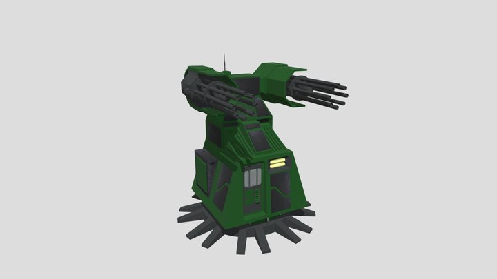 Turret 3D Model