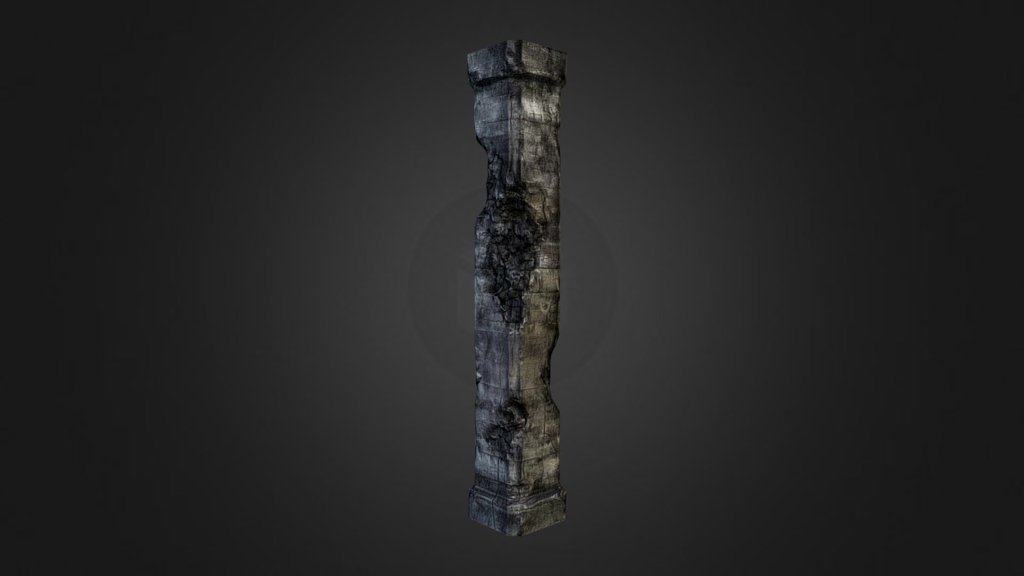 Concrete Pillar (Damaged)