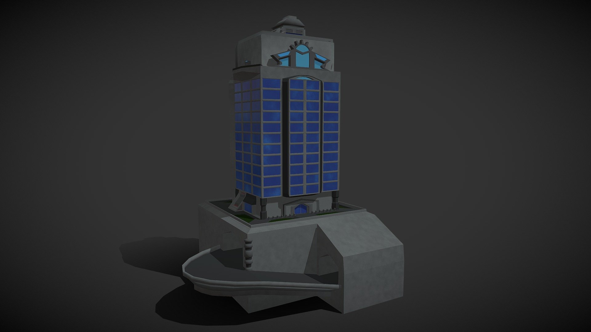 Futuristic Skyscraper - Download Free 3D Model By MOJackal [91e8f25 ...