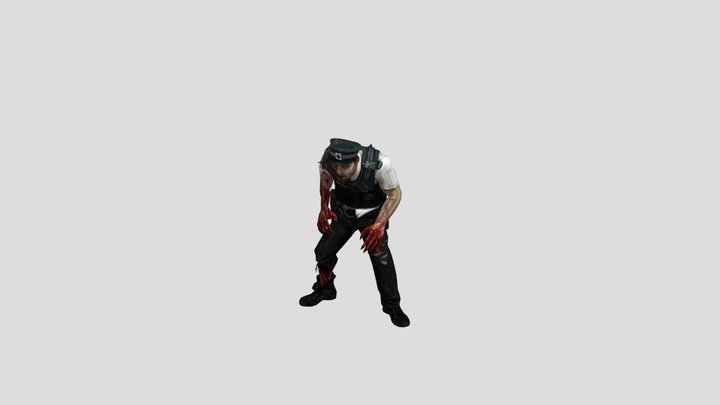 Zombie Idle 3D Model