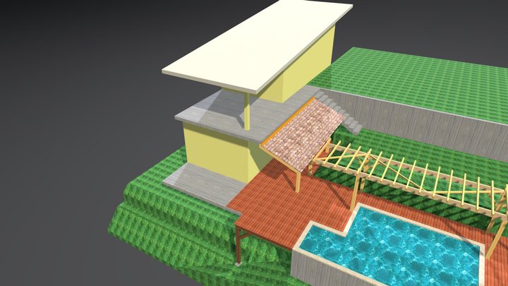 Pergola - Green Valley 3D Model
