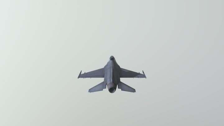F-16 - No Annotations 3D Model