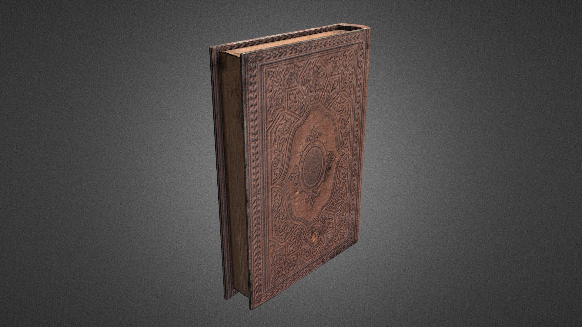 Vintage Book A301 Download Free 3D model by Chellew